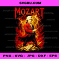 Classical Music Composer W.A. Mozart, Power Metal Album PNG
