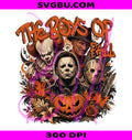 The Boys of Fall PNG, Horror Movie Villains PNG, Retro Slashers PNG