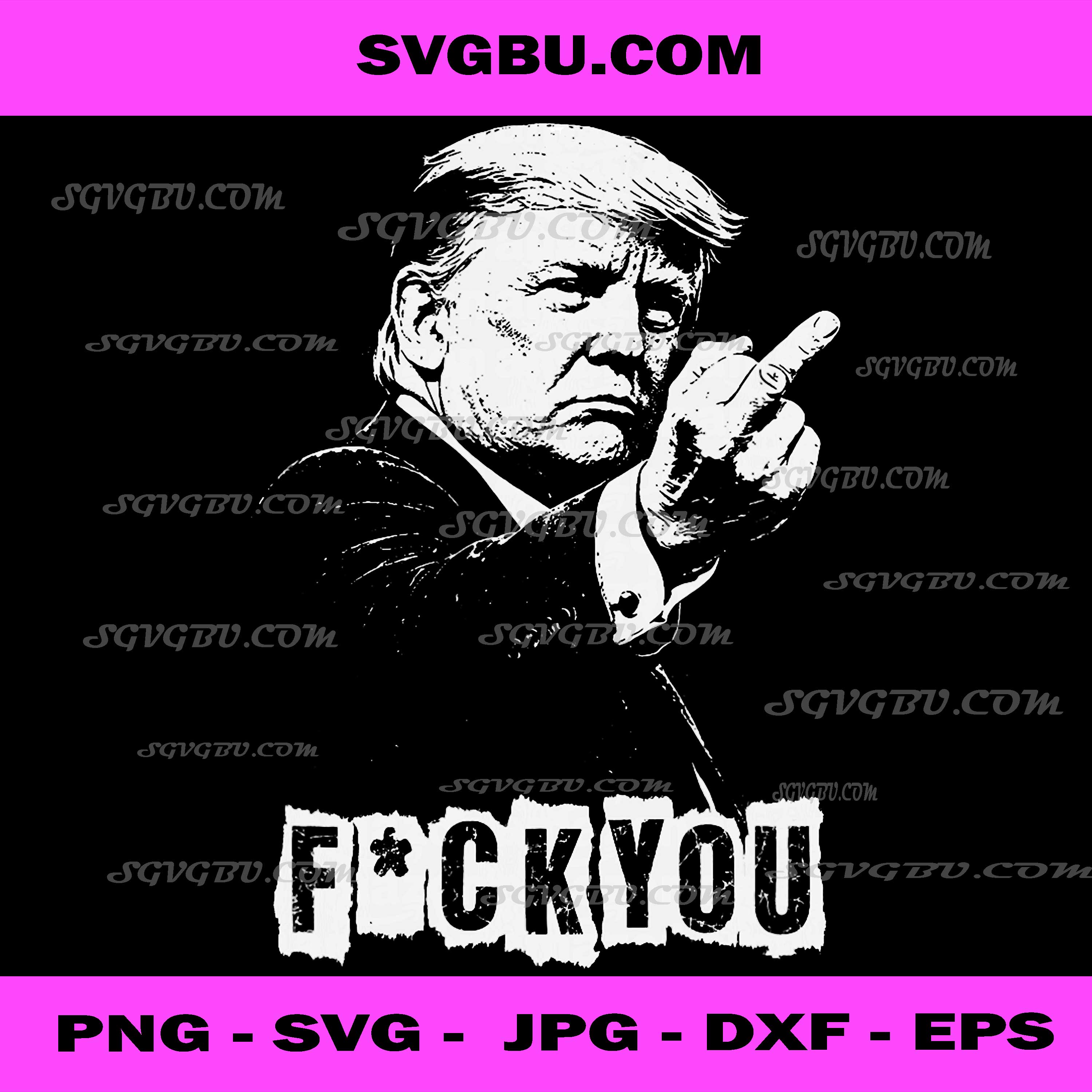 Trump Middle Finger Meme PNG, Funny Political Flip Birds PNG