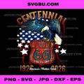 US HWY 66 Centennial Americas Main Street 1926 2026 PNG, Route 66 PNG