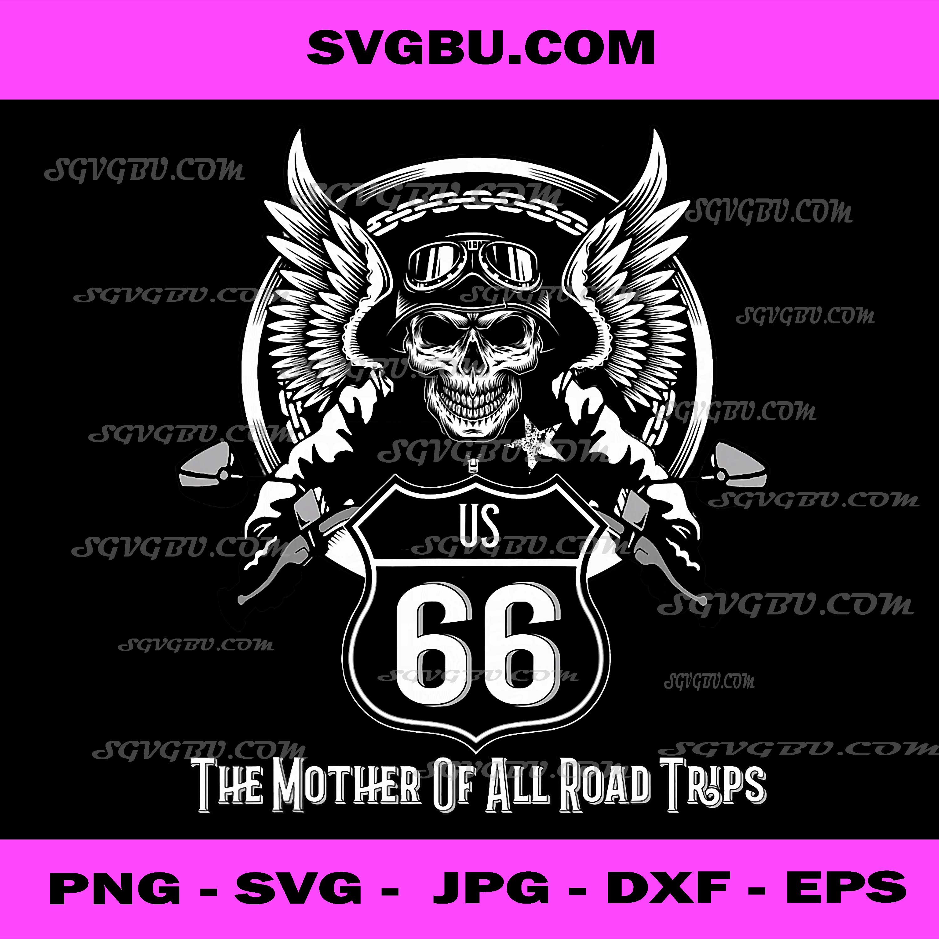 US HWY 66 Mother of All Motorcycle Road Trips PNG, Route 66 PNG