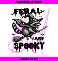 Feral But Spooky PNG, Halloween Raccoon PNG, Spooky Halloween PNG
