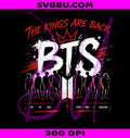 BTS Kings Are Back PNG, BTS Reunion 2026 PNG, Bangtan Boys PNG