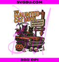 Haunted Cat Motel PNG, Horror Cat Halloween PNG, Spooky Cat PNG