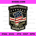 United States Of Greenland PNG, American Flag Map PNG, USA Patriot PNG