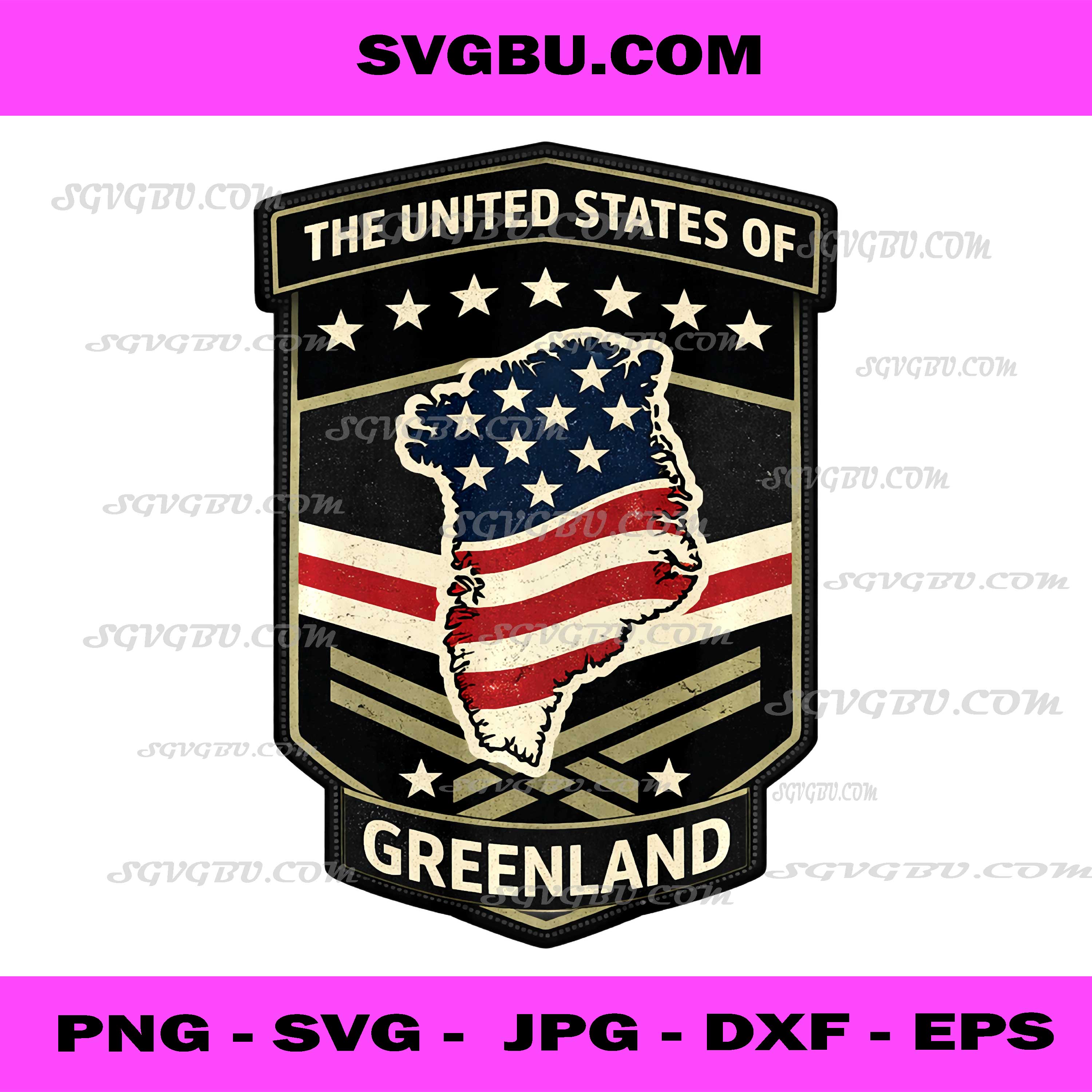 United States Of Greenland PNG, American Flag Map PNG, USA Patriot PNG