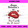 Happy Valentines Day PNG, Sexy Lips Art PNG, Adult Humor PNG