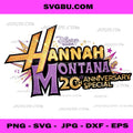 Hannah Montana, 20th Anniversary Special Gold Logo Art PNG