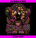 America 250th PNG, Abraham Lincoln Weightlifting PNG, Squat PNG