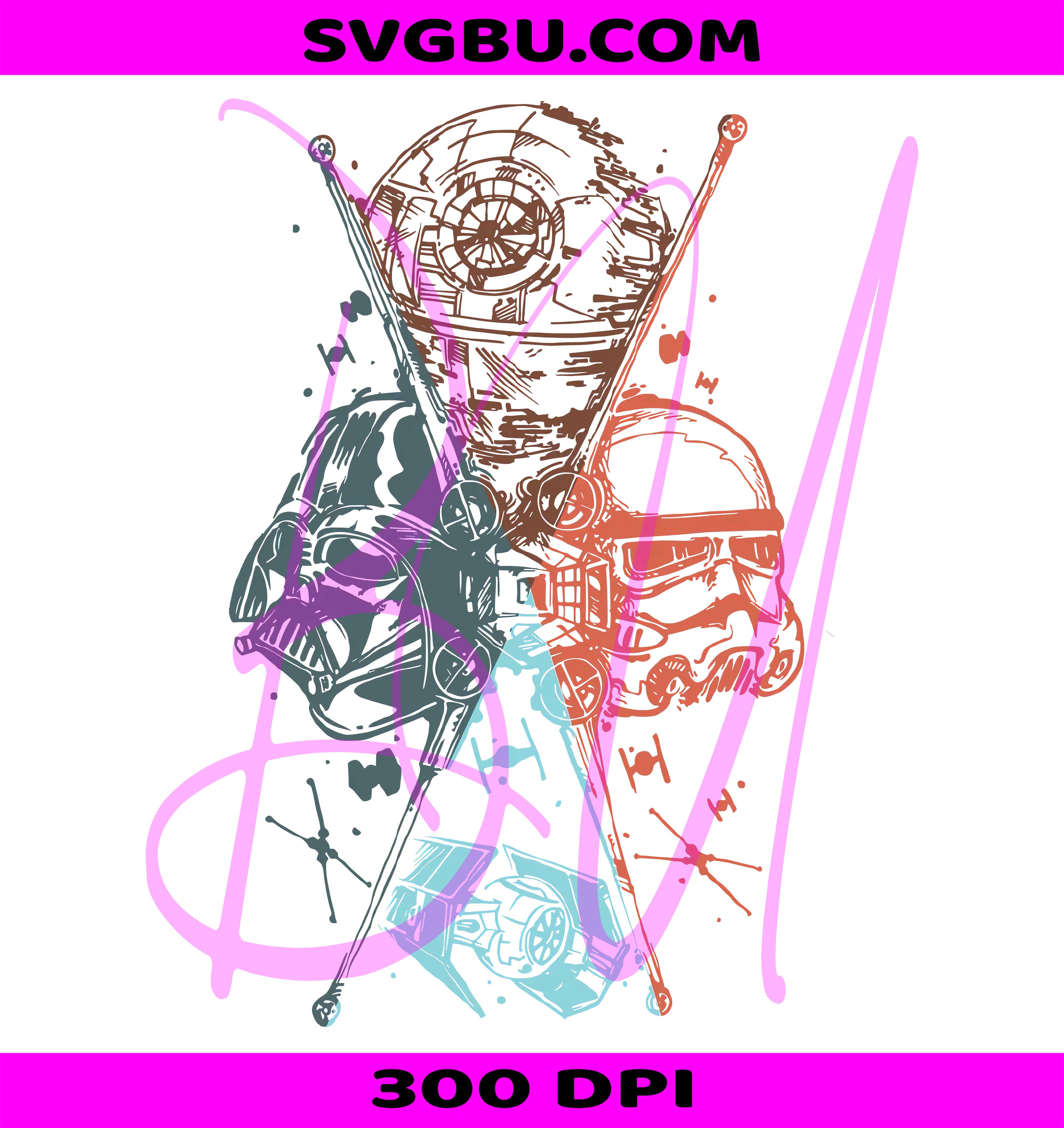 Star Wars Imperial Forces PNG, Darth Vader Death Star Design PNG