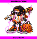 Dripping Halloween Baseball PNG, Spooky Slime Baseball PNG, Pumpkin PNG