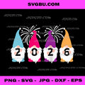 Happy New Year Party 2026 Gnomes PNG, Cute Gnome PNG