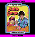 Steven Rhodes Lets Play Knife Game PNG, Retro Dark Humor Pullover PNG