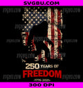 Bigfoot American Flag PNG, Sasquatch 250th Anniversary PNG