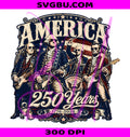 America 250th Anniversary PNG, Founding Fathers PNG, Guitar Band PNG