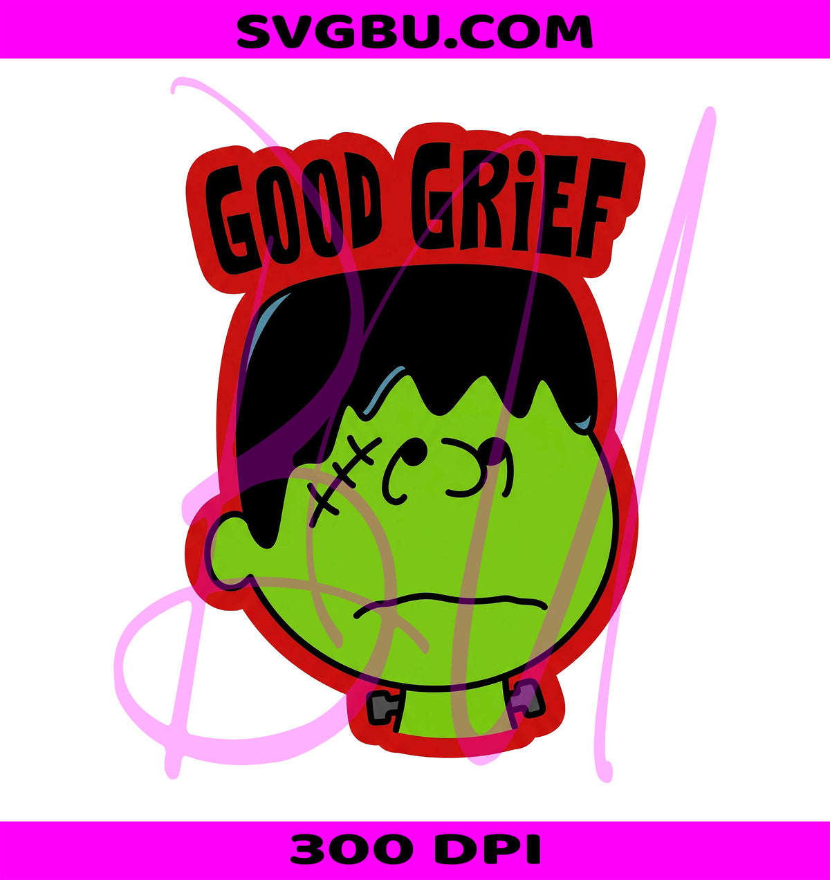 Franken Brown Halloween PNG, Spooky Charlie Peanuts PNG, Retro Pumpkin PNG