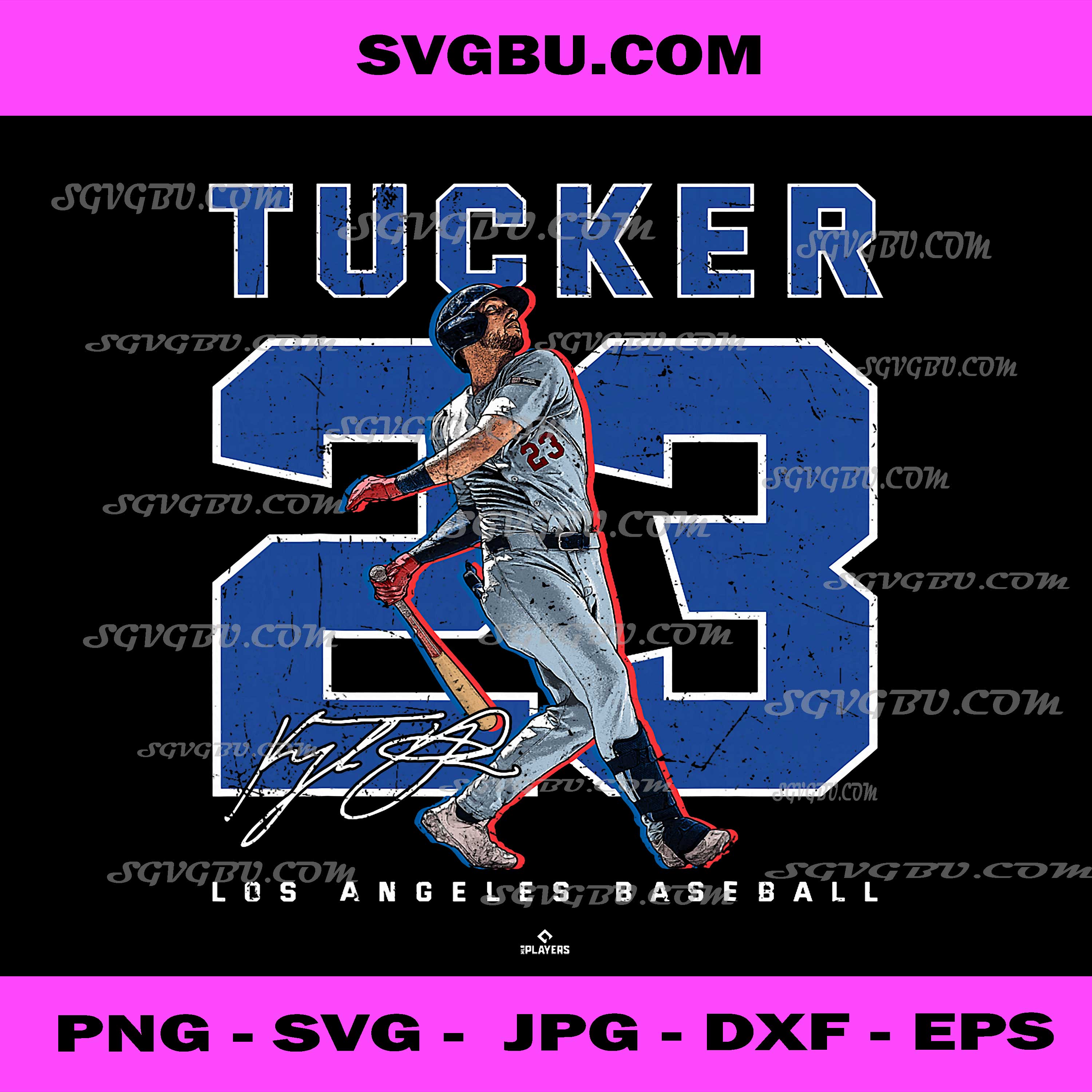 Kyle Tucker Los Angeles Baseball Portrait PNG, MLBPA Player PNG