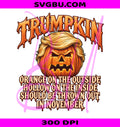 Trumpkin Halloween PNG, Trump Pumpkin PNG, Political Spooky PNG