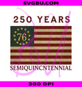 America 250 Years Semiquincentennial PNG, Bennington Flag PNG