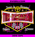 Tim Richmond Hendrick Motorsports PNG, Licensed Black Performance PNG