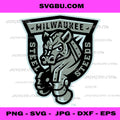 Milwaukee Steel Steeds Sports Logo PNG, Mascot Iron Horse Art PNG