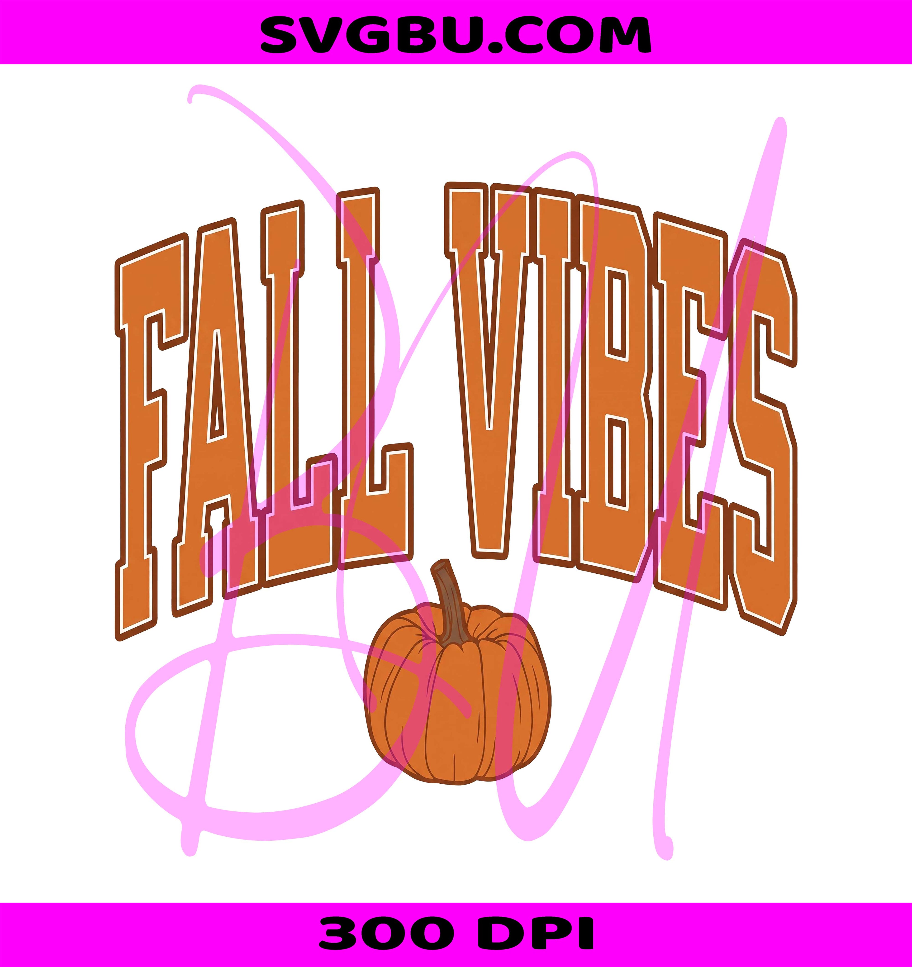 Fall Vibes PNG, Pumpkin Season PNG, Retro Fall PNG