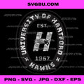 University of Hartford Hawks, Est 1957 Vintage Collegiate PNG