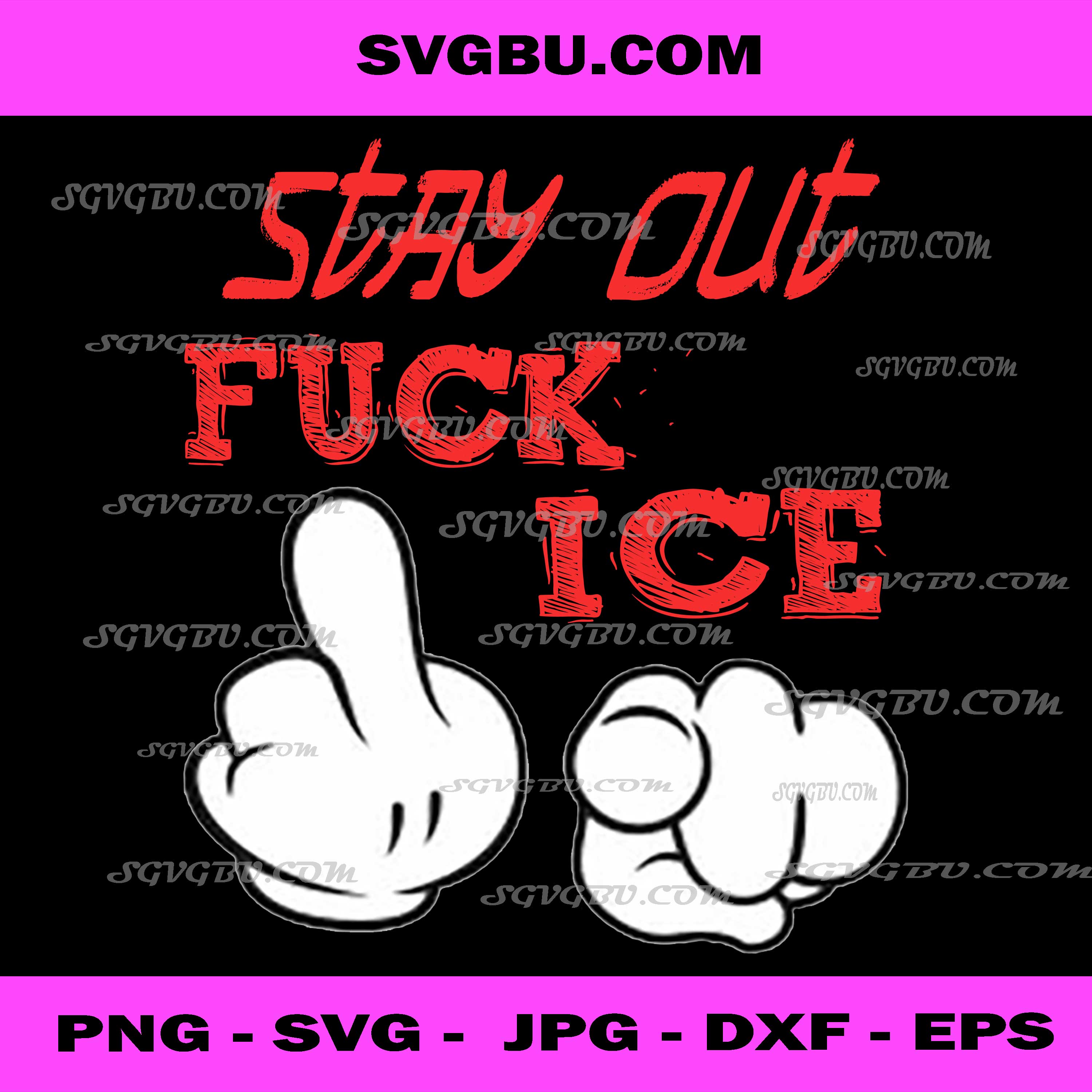 Stay Out Gesture PNG, Rude Hand Sign PNG, Funny Middle Finger PNG