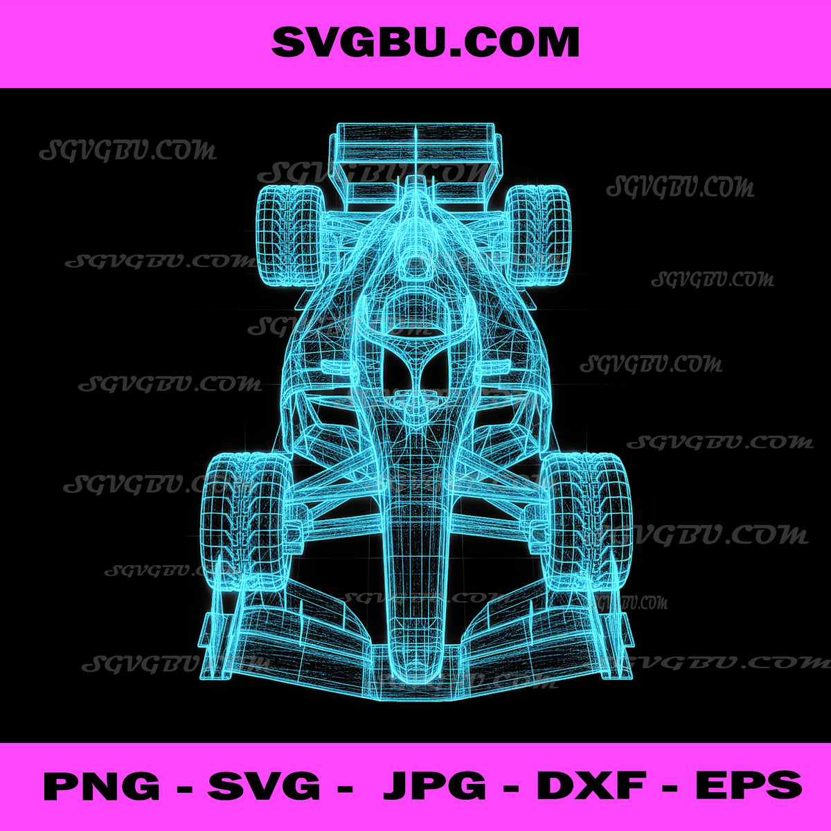 Wireframe Racing Game Automotive Blueprint Wireframe Engineering Racing Car PNG – SVGBU