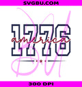 1776 America PNG, Patriotic Stars PNG, 1776 PNG