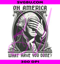 Oh America What Have You Done PNG, Funny George Washington PNG