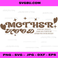 Retro Motherhood PNG, Groovy Mama Heart Quote PNG Design