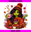 Grinch Fall Pumpkin PNG, Fall Autumn Varsity PNG, Thanksgiving Fall PNG