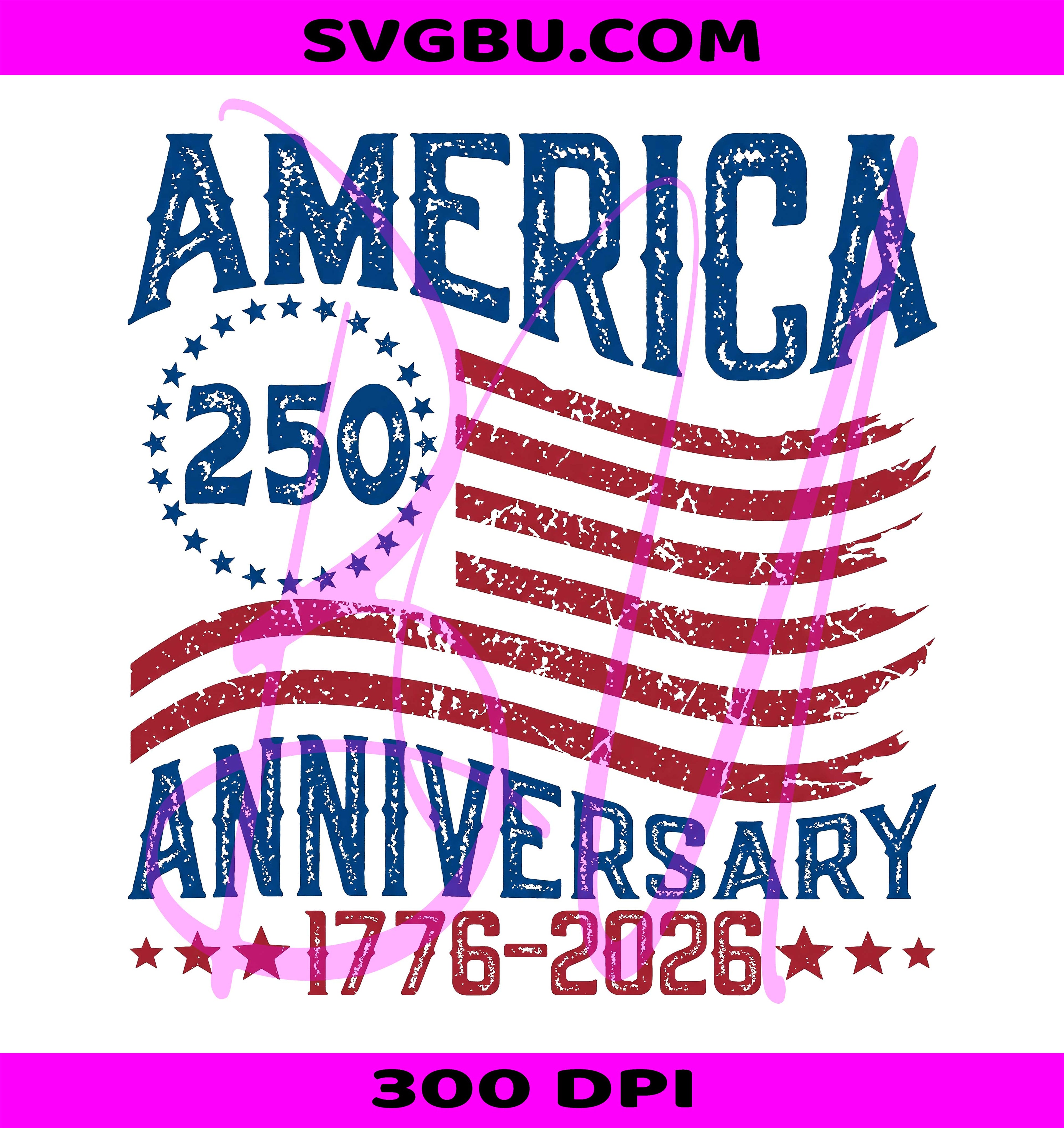 America 250th Anniversary PNG, USA 250 Years PNG, Independence Day 1776-2026 PNG