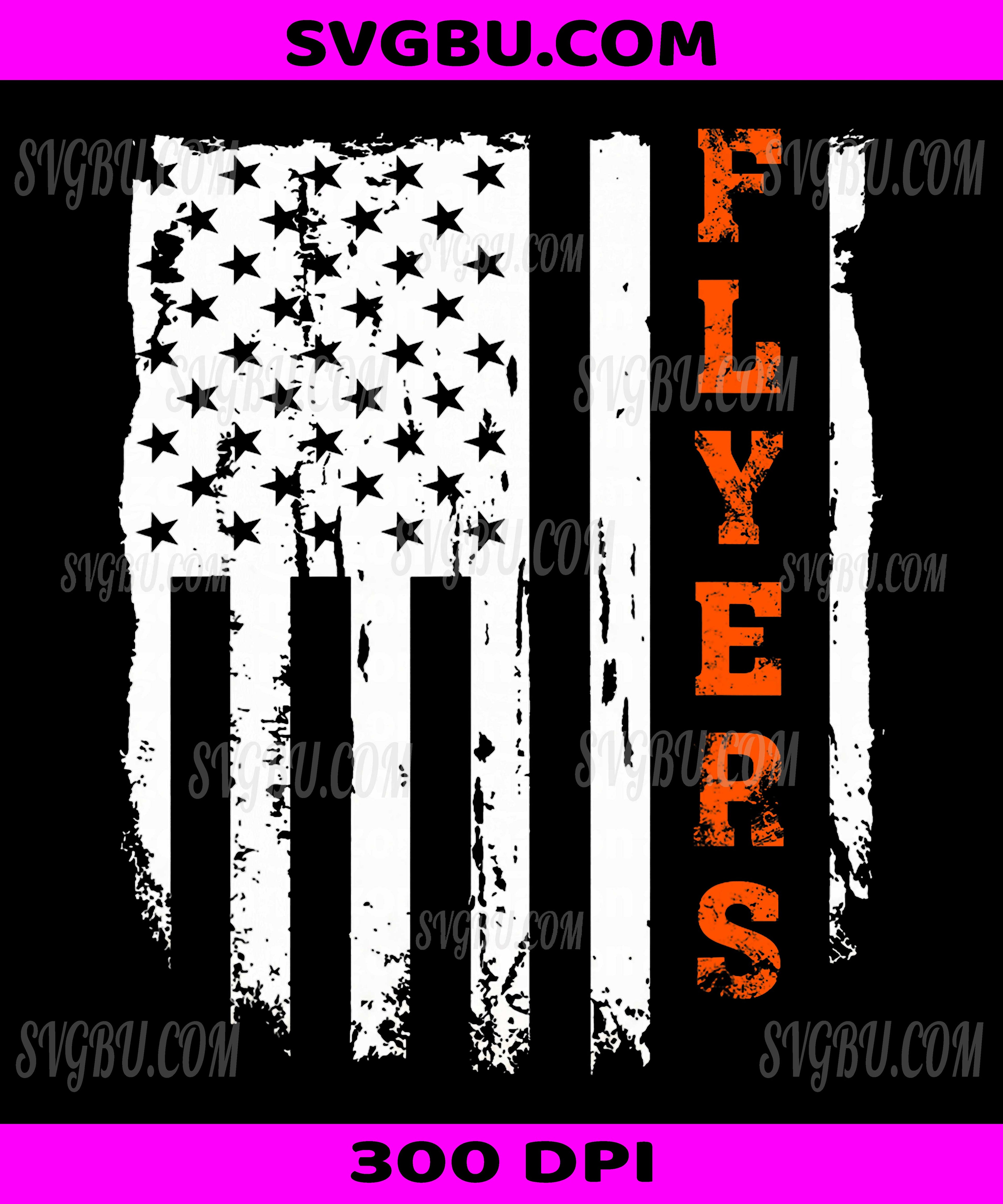 Flyers Vintage USA Flag PNG, American Patriot Graphic PNG