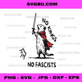 No Kings No Fascists PNG Brave Rat Sword Rebellion PNG