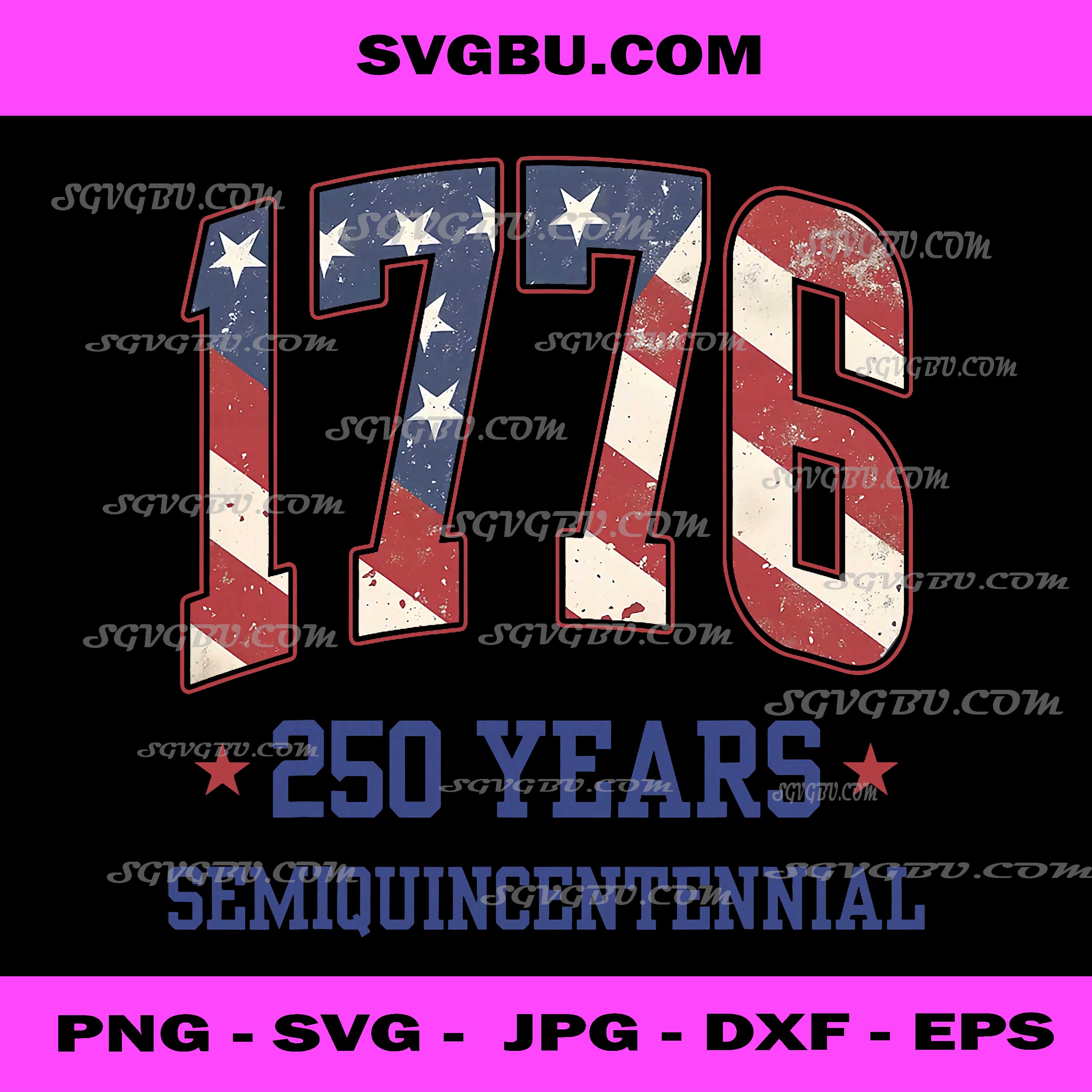 Flag 250 Years 1776-2026 PNG, 250th Birthday Anniversary USA PNG