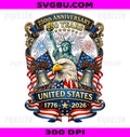 USA Independence 250th Anniversary 1776 2026 PNG, Eagle PNG