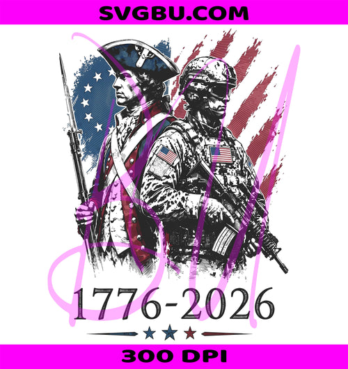 1776 2026 PNG, American Soldier PNG, Patriotic Flag PNG