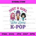 Just A Girl Who Loves K-POP, Cute Anime Girls Stars PNG