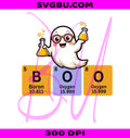 Funny Ghost Chemistry PNG, Science Halloween PNG, Spooky BOO Science PNG