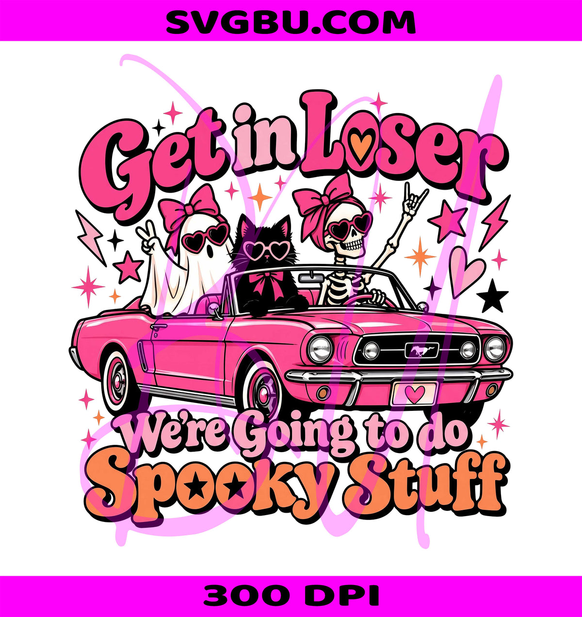 Cute Ghost Cat PNG, Skeleton Cat Pumpkin PNG, Spooky Ghost PNG
