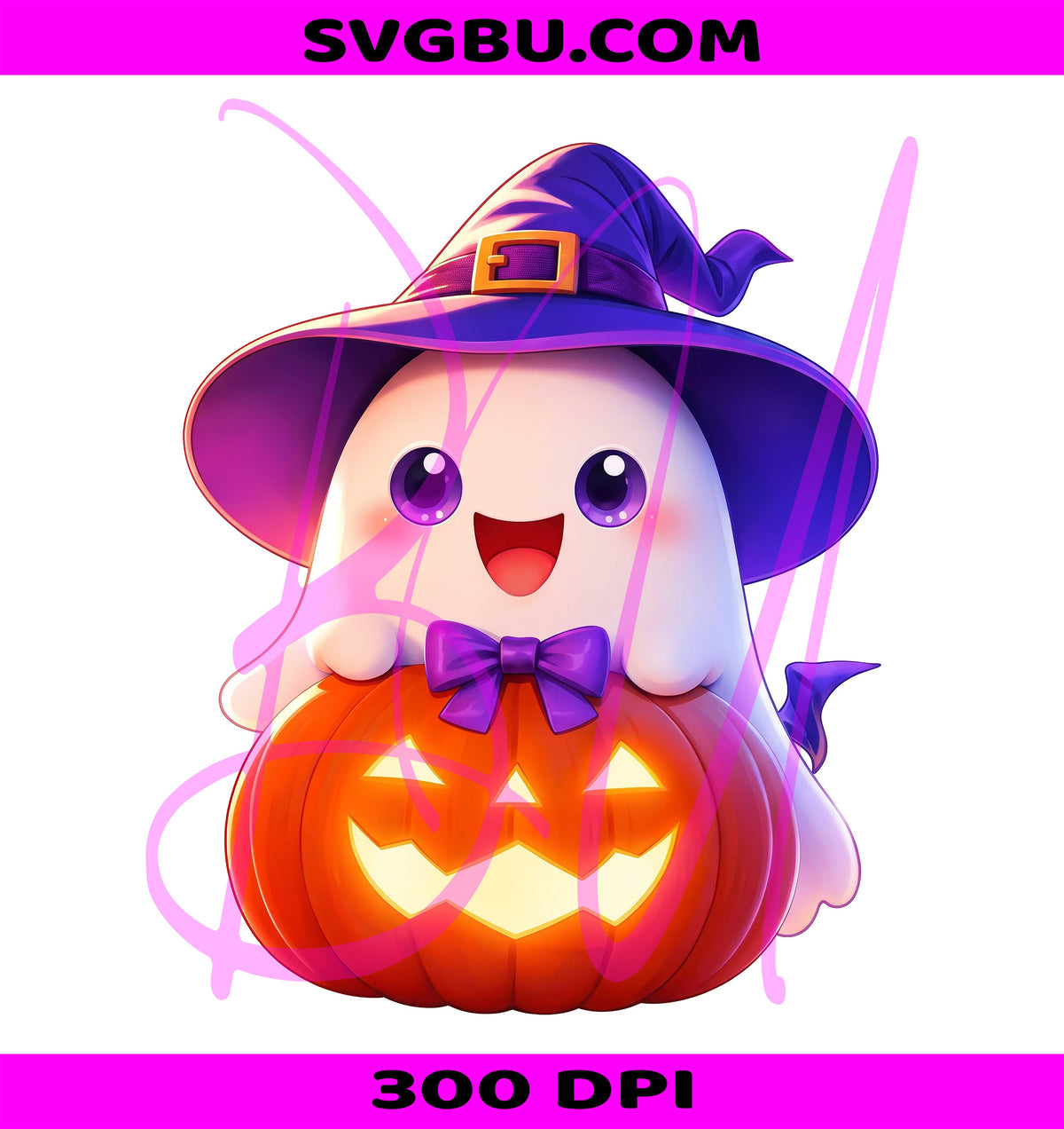 Fall Ghost Pumpkin PNG, Witch Hat Ghost PNG, Autumn Spooky Season PNG