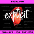 Explicit Content Mouth Tongue Girl, Japan Anime Manga Style PNG, Adult Humor Design