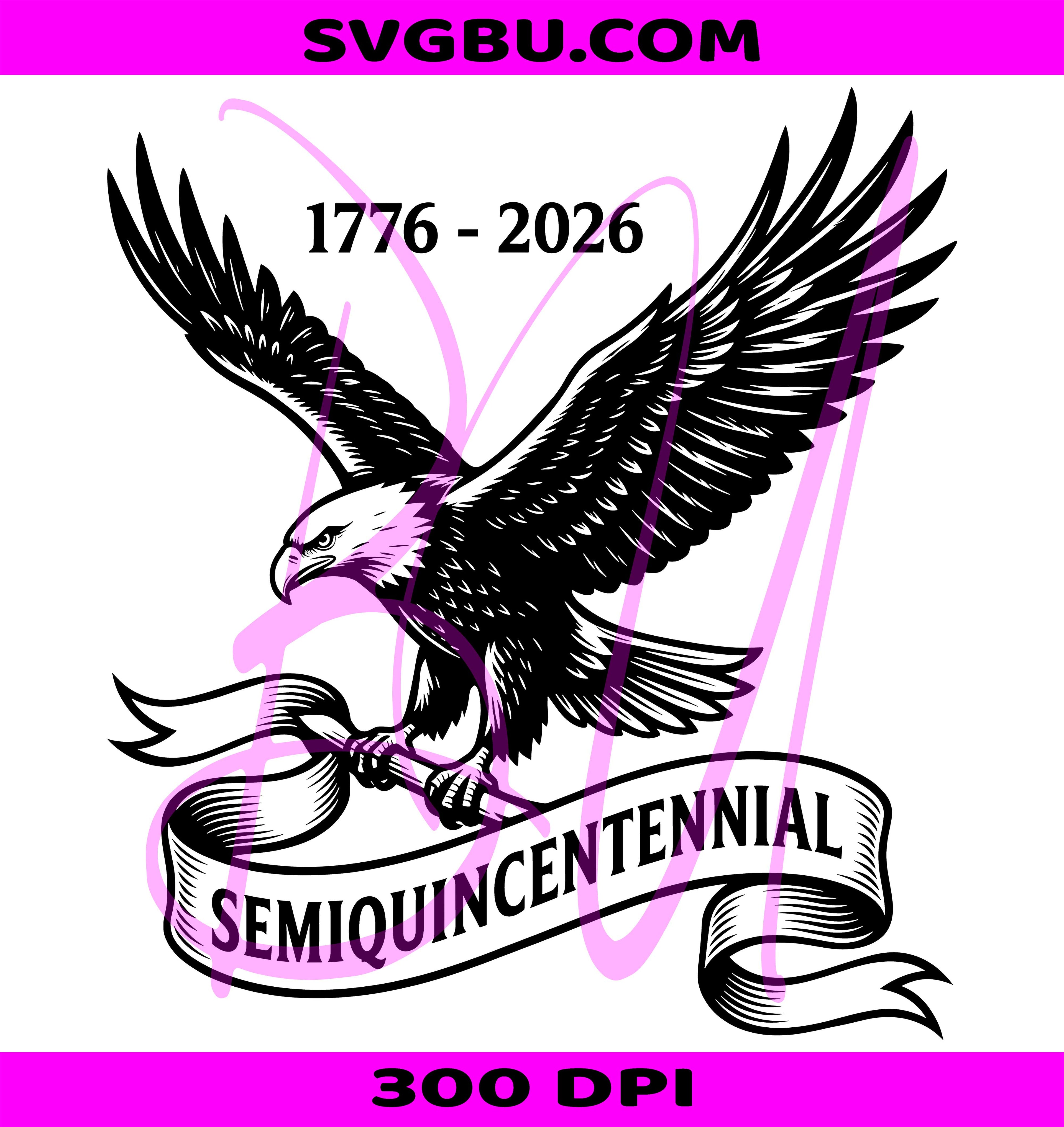 America 250th Anniversary PNG, Patriotic Eagle PNG, 1776-2026 Flag PNG