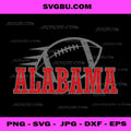 Alabama Retro Football Team Style PNG, Alabama Old School Football PNG Design