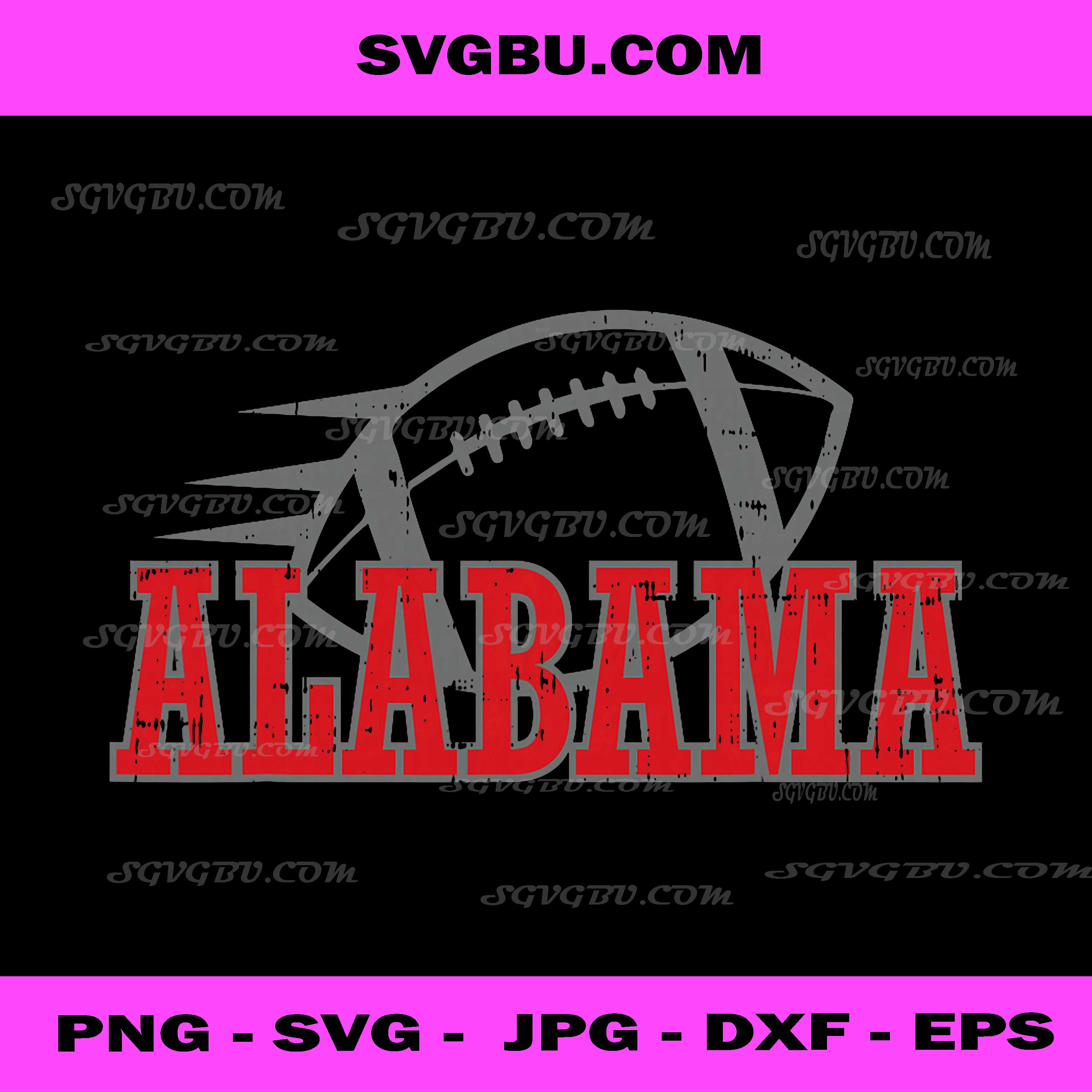 Alabama Retro Football Team Style PNG, Alabama Old School Football PNG Design