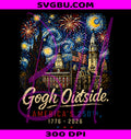 Starry Night USA PNG, Gogh Outside PNG, Americas 250th 1776 2026 PNG