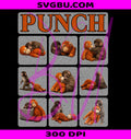 Cute Baby Monkey Named Punch PNG, Punch Monkey Supporter Design PNG