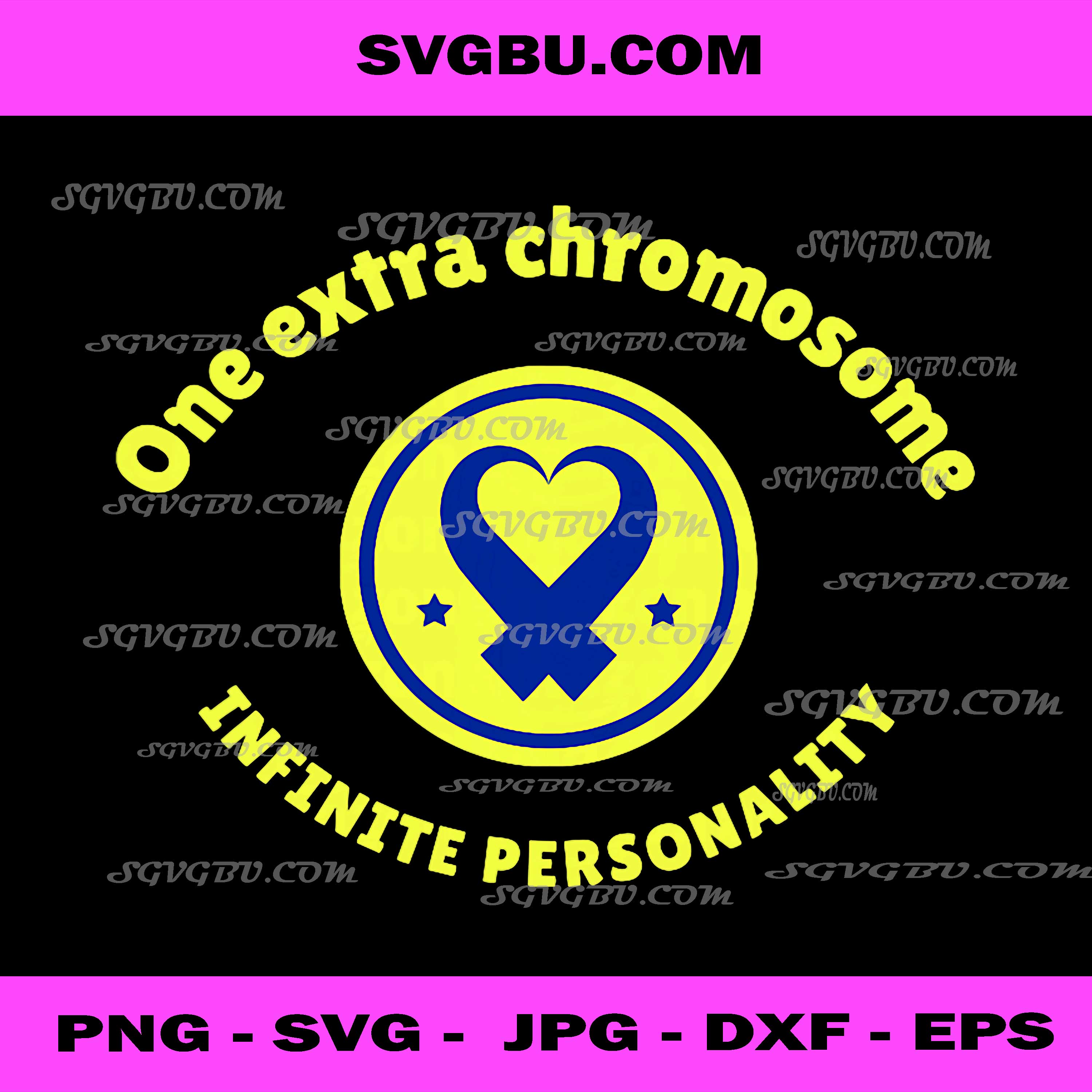 One Extra Chromosome Infinite Personality PNG, Down Syndrome PNG 